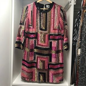 ASOS Sequin Party Midi Dress